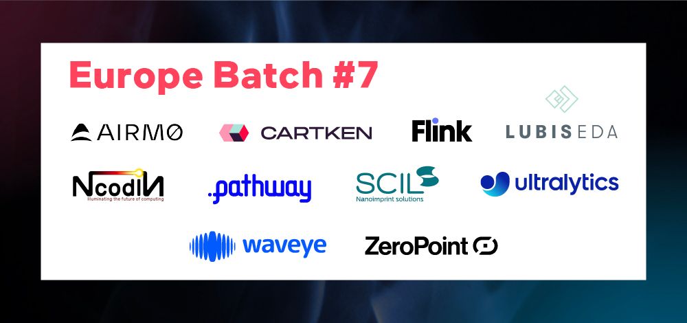 Intel europe batch #7 companies